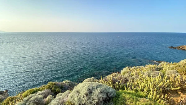 Přímořská Pláň Blue Bay Mavi Koy Podmořském Národním Parku Yildiz — Stock fotografie