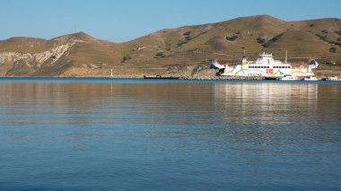 Gökçeada, Çanakkale, Türkiye-9 Temmuz 2023: Gökçeada 'daki Kuzu limanı. Türkiye' nin en büyük adası olan Gökçeada, Çanakkale ilinin kırsal kesidir.