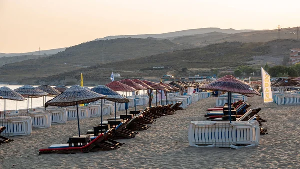 Gokceada Canakkale Türkei Juli 2023 Aydincik Strand Auf Der Insel — Stockfoto