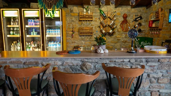 7月10日 2023 Ahtapot Evi Octopus Home レストラン ガカダのBademli村の観光魚とタコのレストラン — ストック写真