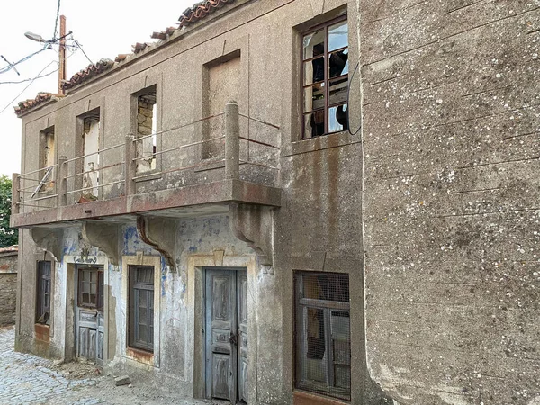 Förstört Hus Den Grekiska Byn Tepeky Agridia Mest Turistiska Platserna — Stockfoto
