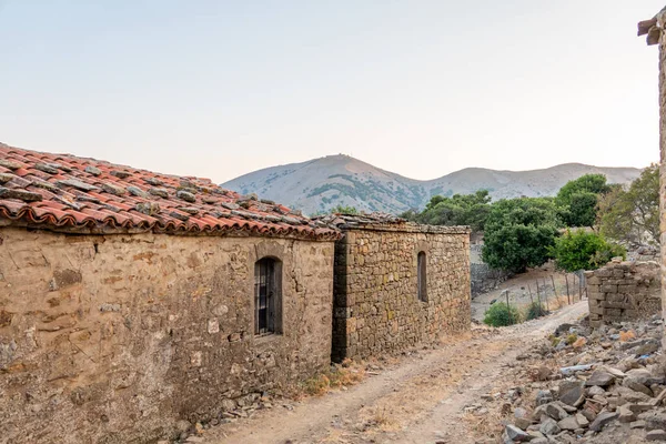 Ruïneerd Huis Het Griekse Dorp Tepeky Agridia Een Van Meest — Stockfoto