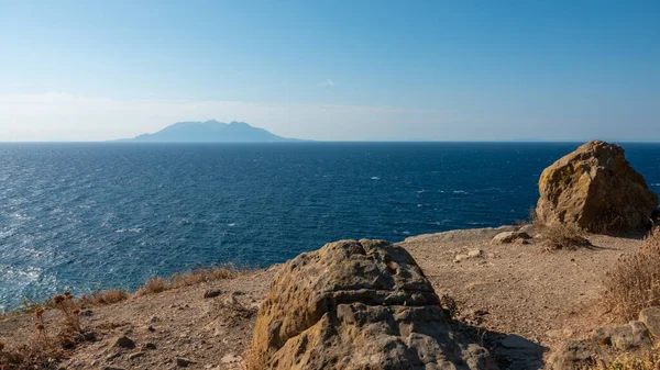 Samothraki Landscape Imbros Kaleky Poseidon Gokceada Canakkale Turkey — 图库照片