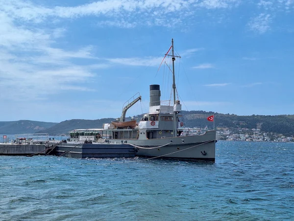 Чанаккале Турция Августа 2023 Года Военный Корабль Нусрат Нусрет Музее — стоковое фото