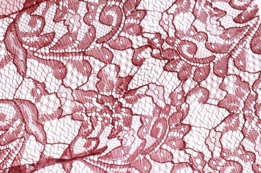 Cava kebaya ya da bluz yapımında kullanılan kırmızı ipek kumaş..