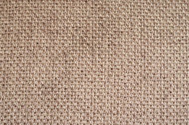 Çuval bezi dokusu, kahverengi arkaplan tekstil deseni.