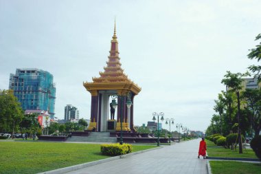 Tayland şehrinin tapınağı.