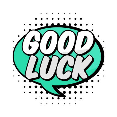 İyi şanslar vektör çizimi