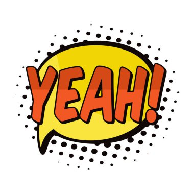 Vay canına yazılı komik konuşma balonu. vektör