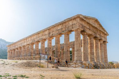 Segesta, Sicilya, İtalya 'daki eski Yunan tapınağı