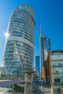 Unipol Grup Merkezi, Unipol Kulesi, Milano, Lombardy, İtalya 'da yeni bir gökdelen.