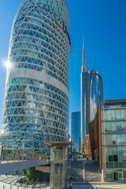 Unipol Grup Merkezi, Unipol Kulesi, Milano, Lombardy, İtalya 'da yeni bir gökdelen.