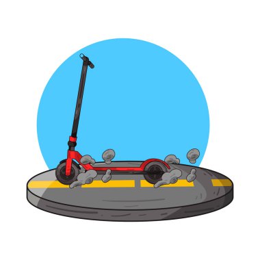 Tekme scooter, tek ayakla yerden havalanarak çalışan hafif ve iki tekerlekli bir araçtır. Dar bir güverteye, direksiyon için gidona ve kontrol için arka frene sahiptir. Genellikle çocuklar ve yetişkinler tarafından eğlence ya da kısa mesafe seyahatlerinde kullanılır..