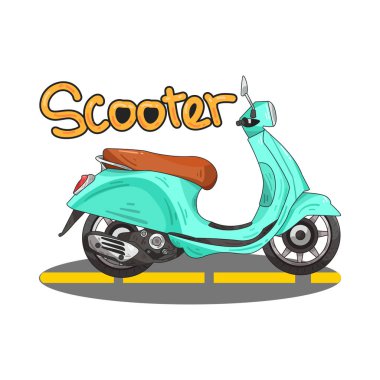 Motosiklet, uygun ve verimli ulaşım için tasarlanmış iki tekerlekli bir araçtır. Adımlı bir çerçeve, sürücünün ayakları için düz bir döşeme ve genellikle koltuğun altındaki depolama alanını içerir.. 