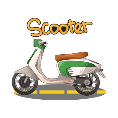 Motosiklet, uygun ve verimli ulaşım için tasarlanmış iki tekerlekli bir araçtır. Adımlı bir çerçeve, sürücünün ayakları için düz bir döşeme ve genellikle koltuğun altındaki depolama alanını içerir.. 