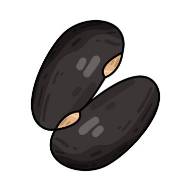 Siyah fasulyeler küçük, parlak, koyu renkli baklagillerdir. Yoğun, kremsi bir dokuları ve hafif tatlı, topraksı bir tadı vardır..