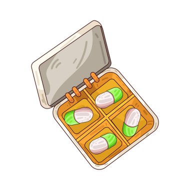 Hap organizatörü, günlük ilaç veya takviye maddeleri sınıflandırmak ve depolamak için tasarlanmış birden fazla bölmesi olan küçük bir konteynırdır. Sık sık haftanın ya da günün günlerine göre etiketlenir.