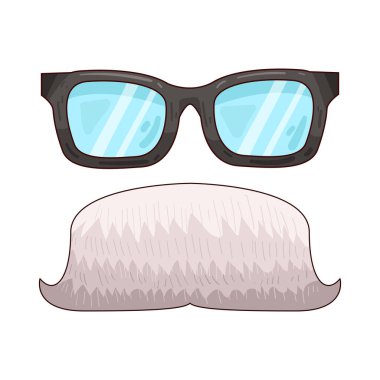 Bıyık ve Gözlük genellikle tuhaf, entellektüel ya da klasik bir görünümü simgeler. Bu ikonik kombinasyon, illüstrasyon, kostüm ve avatarlarda kişilik aktarımında yaygın olarak kullanılır. Klasik kılık değiştirme motifleri ya da eski moda tarzları da olabilir..