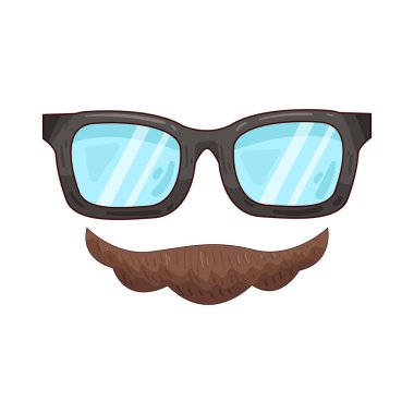 Bıyık ve Gözlük genellikle tuhaf, entellektüel ya da klasik bir görünümü simgeler. Bu ikonik kombinasyon, illüstrasyon, kostüm ve avatarlarda kişilik aktarımında yaygın olarak kullanılır. Klasik kılık değiştirme motifleri ya da eski moda tarzları da olabilir..