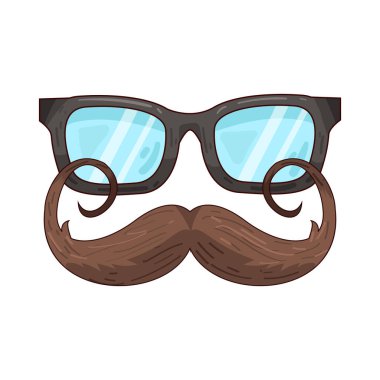 Bıyık ve Gözlük genellikle tuhaf, entellektüel ya da klasik bir görünümü simgeler. Bu ikonik kombinasyon, illüstrasyon, kostüm ve avatarlarda kişilik aktarımında yaygın olarak kullanılır. Klasik kılık değiştirme motifleri ya da eski moda tarzları da olabilir..