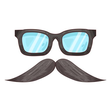 Bıyık ve Gözlük genellikle tuhaf, entellektüel ya da klasik bir görünümü simgeler. Bu ikonik kombinasyon, illüstrasyon, kostüm ve avatarlarda kişilik aktarımında yaygın olarak kullanılır. Klasik kılık değiştirme motifleri ya da eski moda tarzları da olabilir..