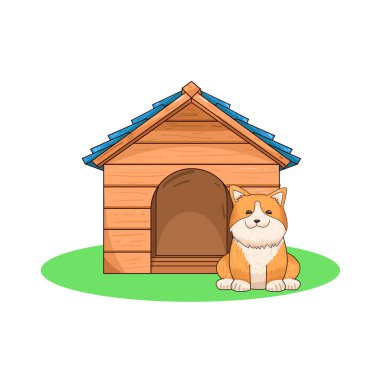 Bir köpek köpek köpek kulübesinde rahatça dinleniyor, küçük girişten dışarı bakıyor. Konforlu barınak gölge ve güvenlik sağlar, köpek ise sakin ve memnun görünür.. 