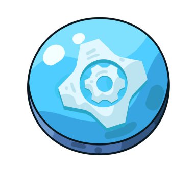 Bir dişli veya çark tarafından temsil edilen bir ayar simgesi, yapılandırmayı, kişiselleştirmeyi veya sistem tercihlerini sembolize eder. 