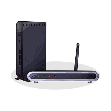 Wi-Fi router, telefonlar, dizüstü bilgisayarlar ve akıllı ev aletleri gibi birçok cihaza ağ sinyali dağıtarak kablosuz internet erişimi sağlayan bir aygıttır. Tipik olarak gösterge ışıkları ve dış antenler ile bir modeme bağlanır.