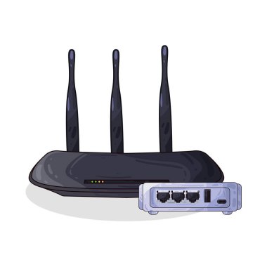 Wi-Fi router, telefonlar, dizüstü bilgisayarlar ve akıllı ev aletleri gibi birçok cihaza ağ sinyali dağıtarak kablosuz internet erişimi sağlayan bir aygıttır. Tipik olarak gösterge ışıkları ve dış antenler ile bir modeme bağlanır.