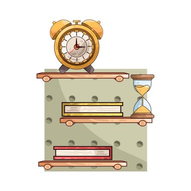 Kitaplarla bir çalışma düzeneği gösteriliyor, ve belki yakınlarda bir saat ya da kum saati, odaklanma vaktinin geldiğini işaret ediyor. Sahne, öğrenmeyi, disiplini ve üretkenliği teşvik eder. Çalışarak geçirdiğimiz her anın bizi hedeflerimize yaklaştırdığını hatırlatır..