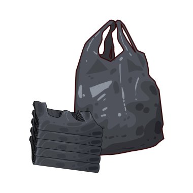 Plastik torba, genellikle marketlerde ya da perakende satış mağazalarında kullanılır. İki sapı ve kırışık bir dokusu var. Çoğunlukla şeffaf veya beyaz polietilen.. 