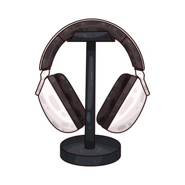 Kulaklığın üzerinde düzgünce dinlenen bir kulaklık hem stil hem de işlevsellik sergiliyor. Stantta sabit bir taban ve zarif bir dikey kol var. Kulaklıkları düzenli tutmak için form ve fonksiyonları birleştiriyor..