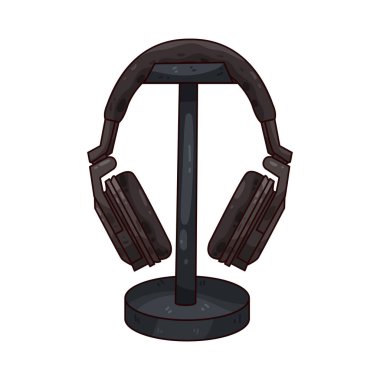 Kulaklığın üzerinde düzgünce dinlenen bir kulaklık hem stil hem de işlevsellik sergiliyor. Stantta sabit bir taban ve zarif bir dikey kol var. Kulaklıkları düzenli tutmak için form ve fonksiyonları birleştiriyor..