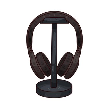 Kulaklığın üzerinde düzgünce dinlenen bir kulaklık hem stil hem de işlevsellik sergiliyor. Stantta sabit bir taban ve zarif bir dikey kol var. Kulaklıkları düzenli tutmak için form ve fonksiyonları birleştiriyor..
