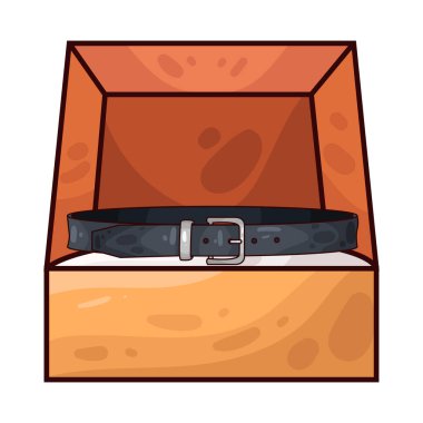 Bir kemer kutusu, tipik olarak dikdörtgen ve şık, bir kemeri zarif ve düzenli bir şekilde saklamak veya sunmak için tasarlanmıştır. İçeride, kemer düzgünce sarılmış ya da düzleştirilmiş, bazen yumuşak bir astarın üzerinde dinleniyor ya da kayışla bağlanıyor..