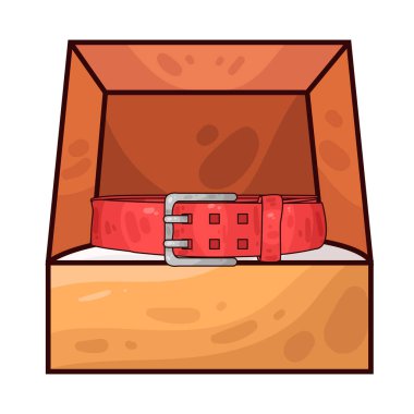 Bir kemer kutusu, tipik olarak dikdörtgen ve şık, bir kemeri zarif ve düzenli bir şekilde saklamak veya sunmak için tasarlanmıştır. İçeride, kemer düzgünce sarılmış ya da düzleştirilmiş, bazen yumuşak bir astarın üzerinde dinleniyor ya da kayışla bağlanıyor..