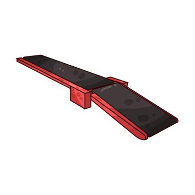 Genellikle endüstriyel veya imalat ortamlarında kullanılan bir taşıma bandı sistemi. Kemer yassıdır ve malzeme veya ürünleri bir noktadan diğerine taşımak için tasarlanmış silindirler üzerinde sürekli hareket eder.. 