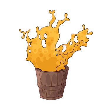 Renkli bir boya kovası yaratıcılığı, ifadeyi ve sanatsal enerjiyi simgeliyor..