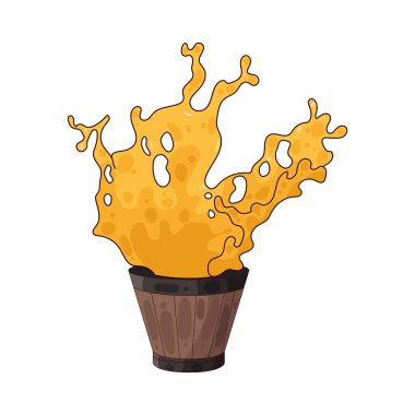 Renkli bir boya kovası yaratıcılığı, ifadeyi ve sanatsal enerjiyi simgeliyor..