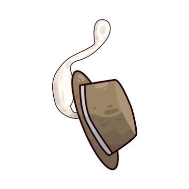 Tesadüfen duvara asılmış bir şapka, rahatlık, sadelik ve günlük hayatı çağrıştırıyor. Şapka fötr şapka, şapka ya da güneş şapkası duvarda yumuşak bir gölge bırakarak nazikçe dinlenir.. 