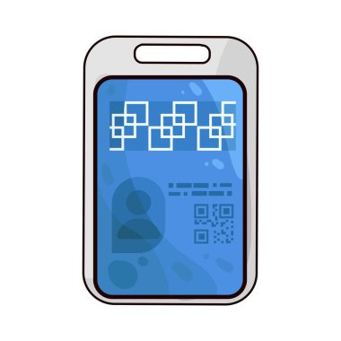 Kimlik kartında fotoğraf, isim ve detaylar, kimlik doğrulama ve resmi doğrulamayı sembolize ediyor.