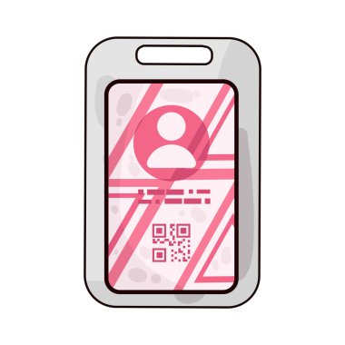 Kimlik kartında fotoğraf, isim ve detaylar, kimlik doğrulama ve resmi doğrulamayı sembolize ediyor.