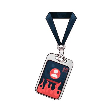 Kimlik kartında fotoğraf, isim ve detaylar, kimlik doğrulama ve resmi doğrulamayı sembolize ediyor.