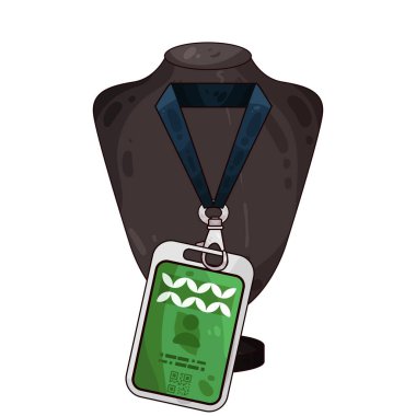 Kimlik kartında fotoğraf, isim ve detaylar, kimlik doğrulama ve resmi doğrulamayı sembolize ediyor.