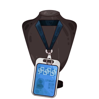 Kimlik kartında fotoğraf, isim ve detaylar, kimlik doğrulama ve resmi doğrulamayı sembolize ediyor.