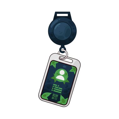 Kimlik kartında fotoğraf, isim ve detaylar, kimlik doğrulama ve resmi doğrulamayı sembolize ediyor.