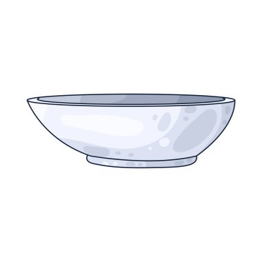 Pürüzsüz ve temiz bir tasarımı olan bir küvet. Genellikle banyo için kullanılır..