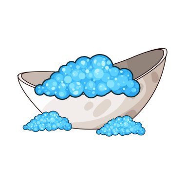 Köpüklerle dolu bir küvet, rahatlatıcı bir suya hazır..