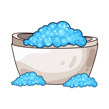 Köpüklerle dolu bir küvet, rahatlatıcı bir suya hazır..