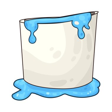 Bir küvet suyla doluyor, kenarlardan banyoya dökülüyor..